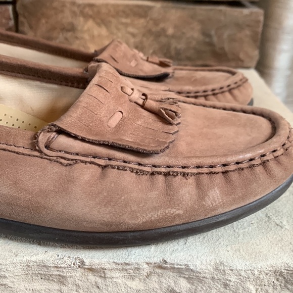 SAS 10 M Brown Leather Loafers - Picture 7 of 7